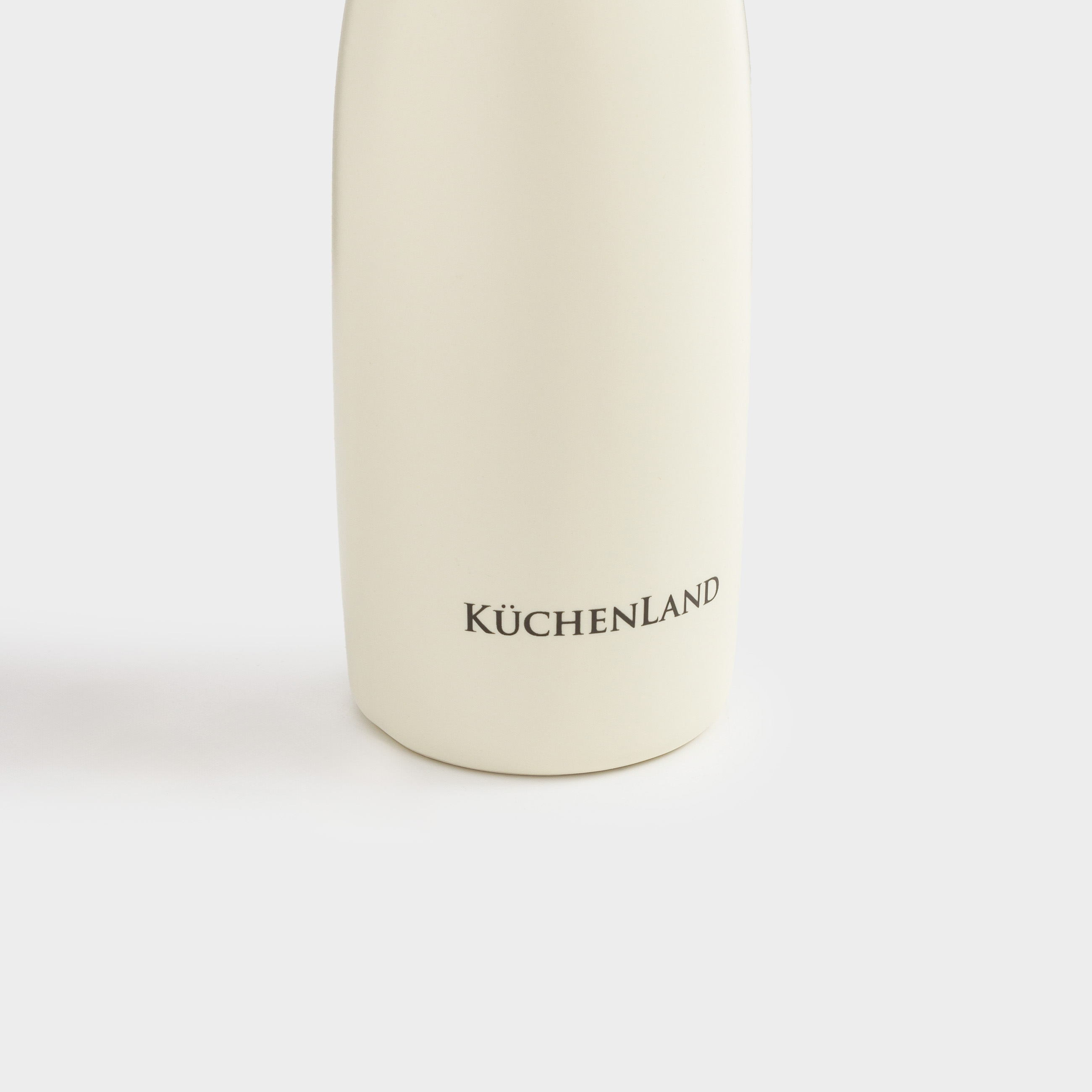 Бутылка для масла или уксуса, 220 мл, с дозатором, керамика/дерево, бежевая, Laneri, image-3