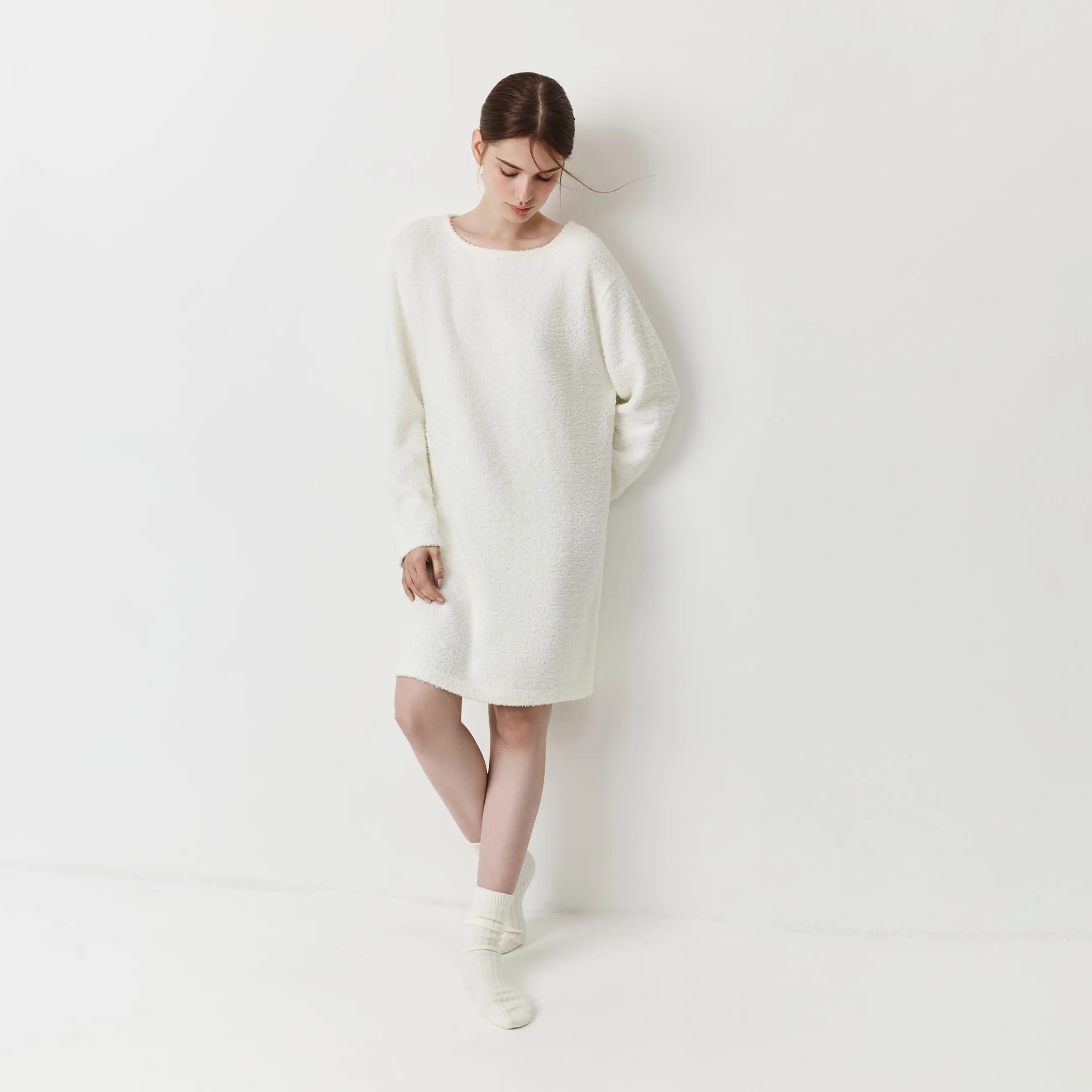 Платье мини с длинным рукавом, Aimi