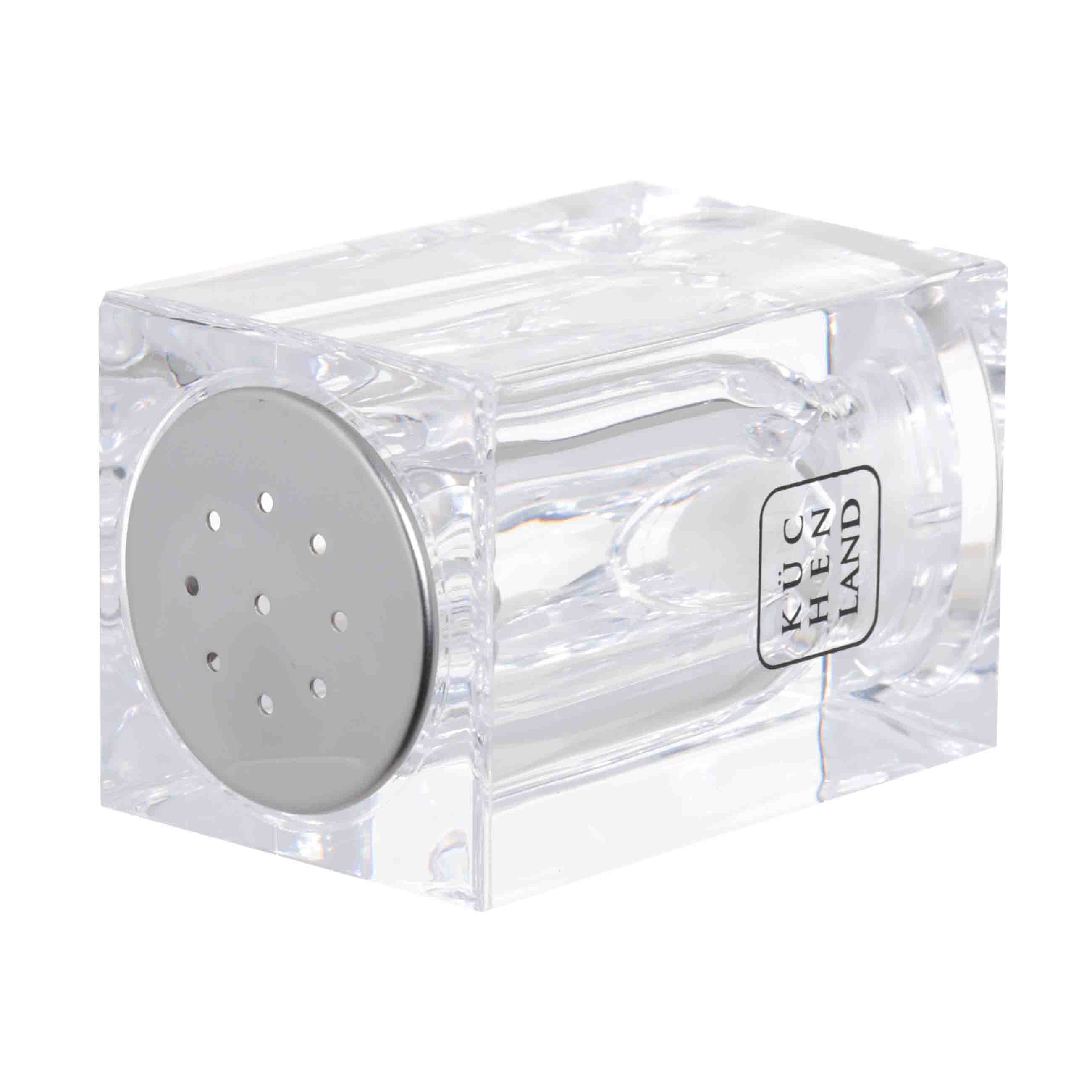 Тұз және бұрыш жинағы, 9 см, диірмен, акрил/пластик, Cube, image-1