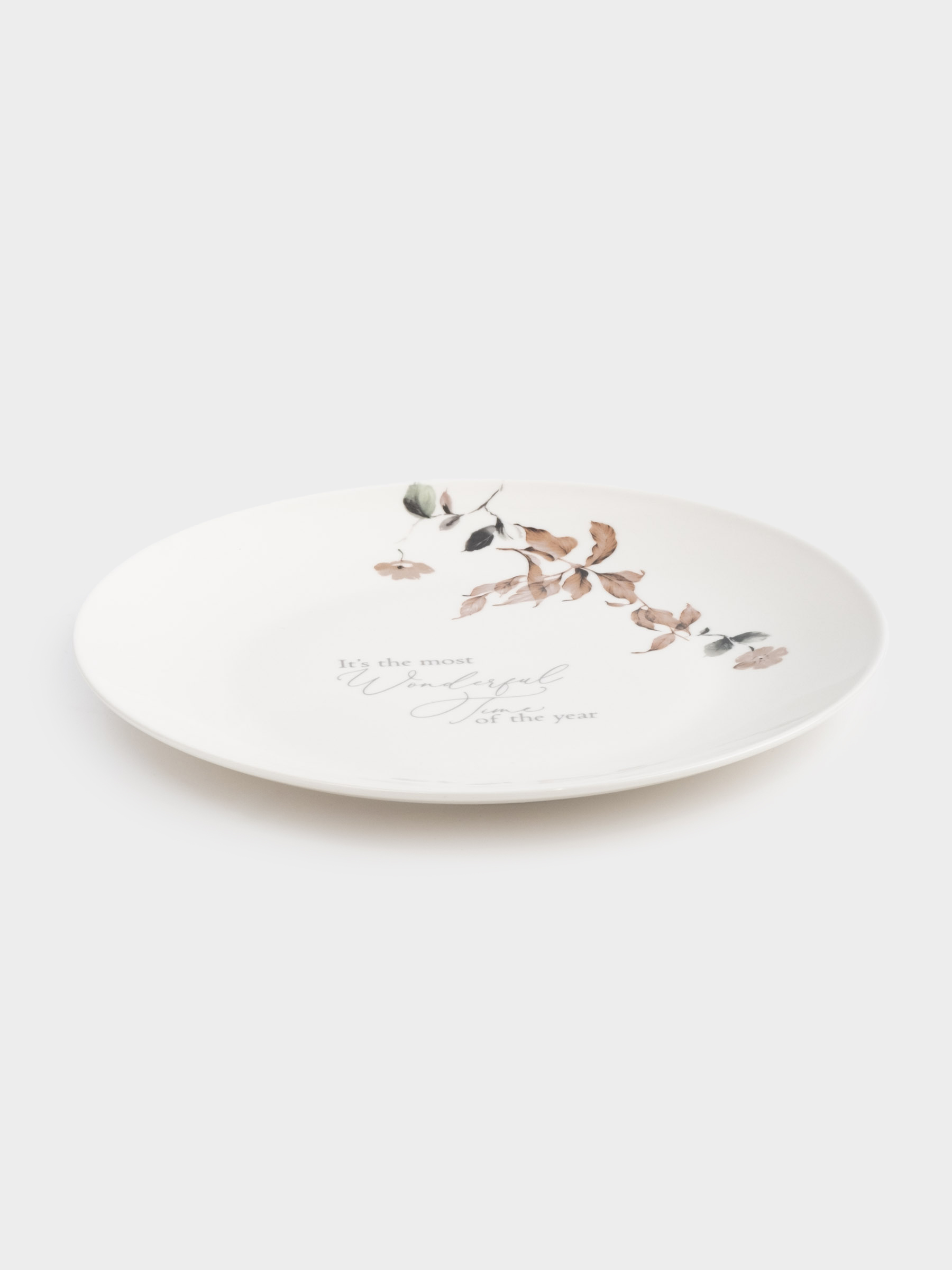 Тарелка закусочная, 20 см, 2 шт, фарфор N, Осенние цветы, Refined floral, image-3