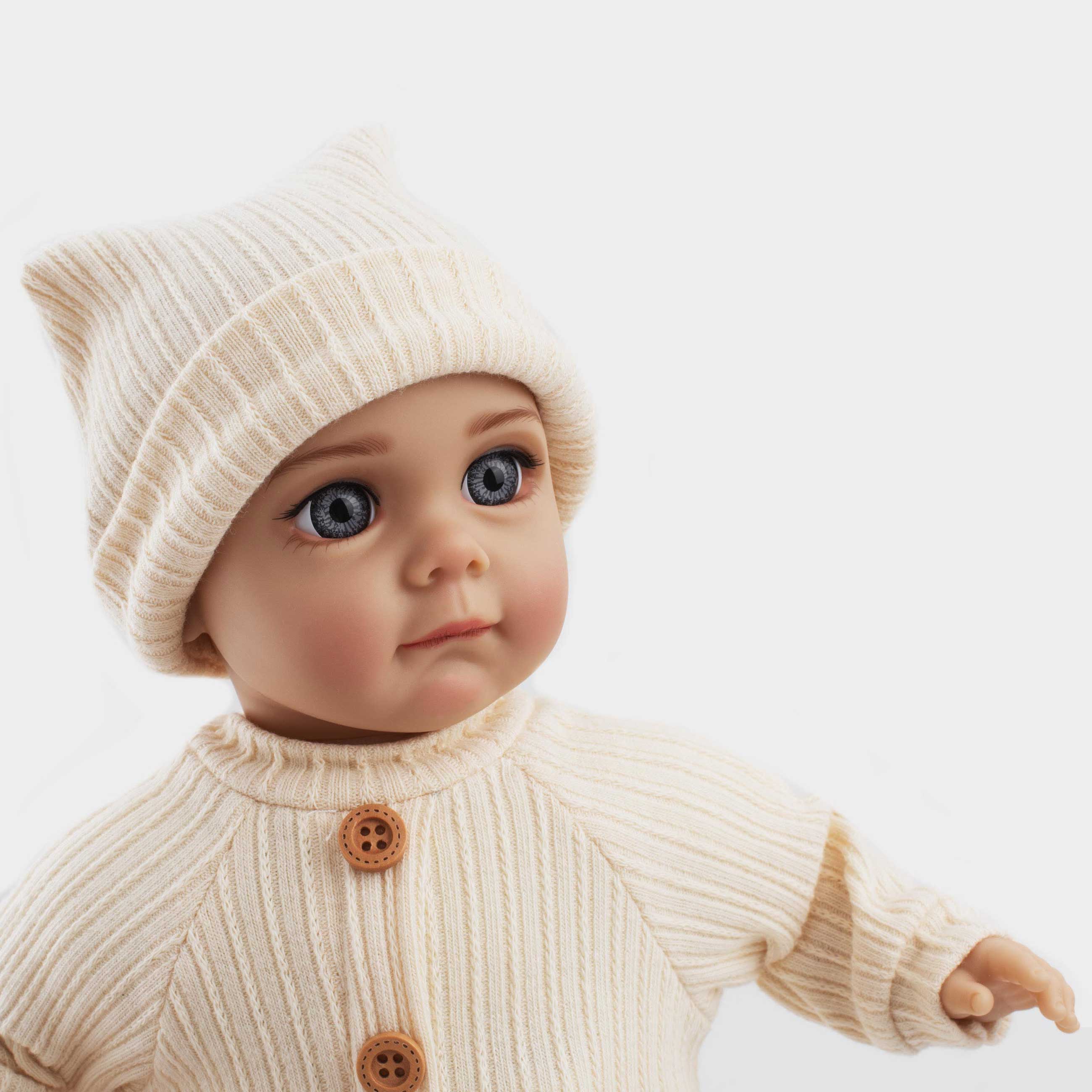 Кукла, 35 см, музыкальная, ПВХ, Пупс в одежде, Childhood, image-1