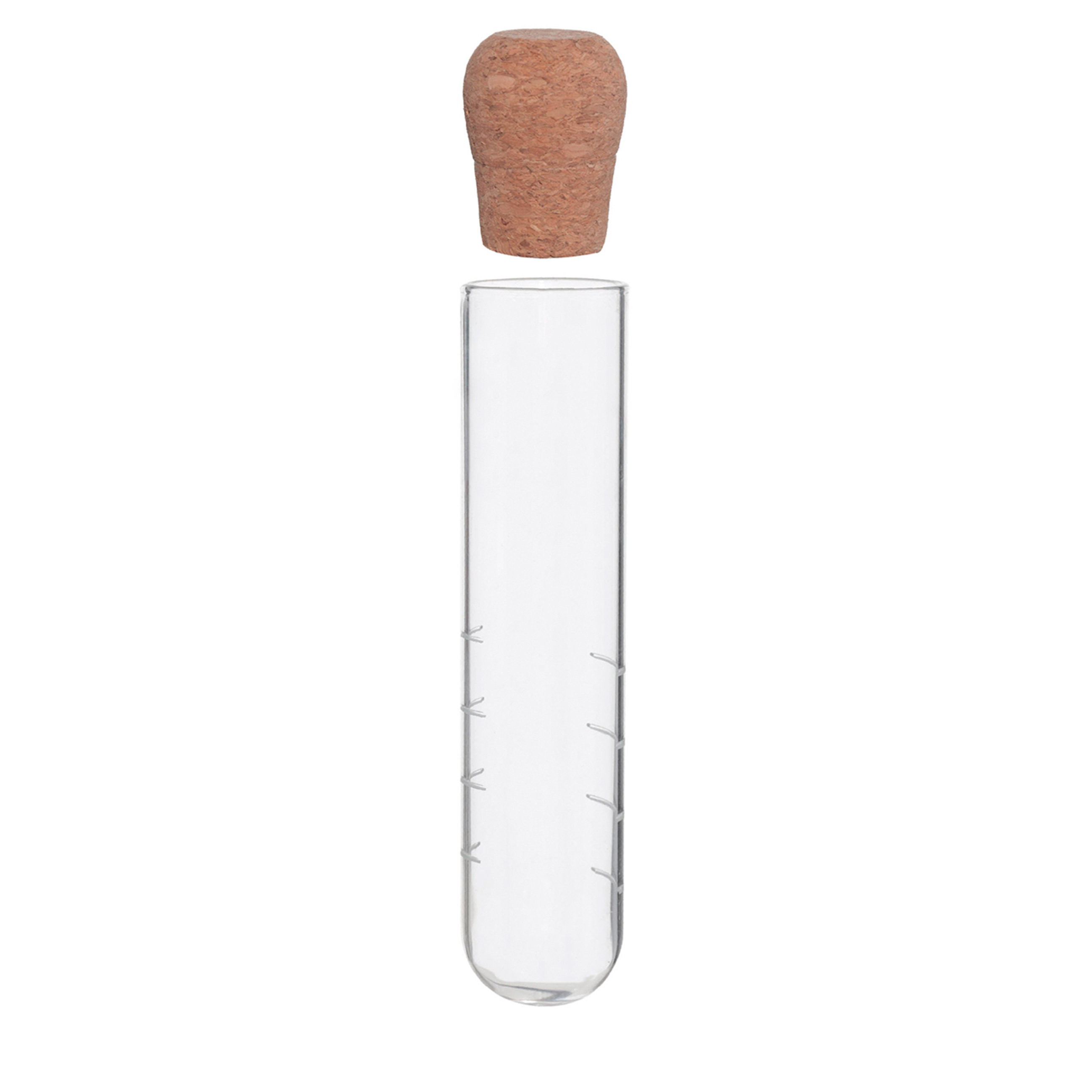 Сито для заваривания чая, 13 см, стекло Б/пробка, Стик, Clear cork, image-1
