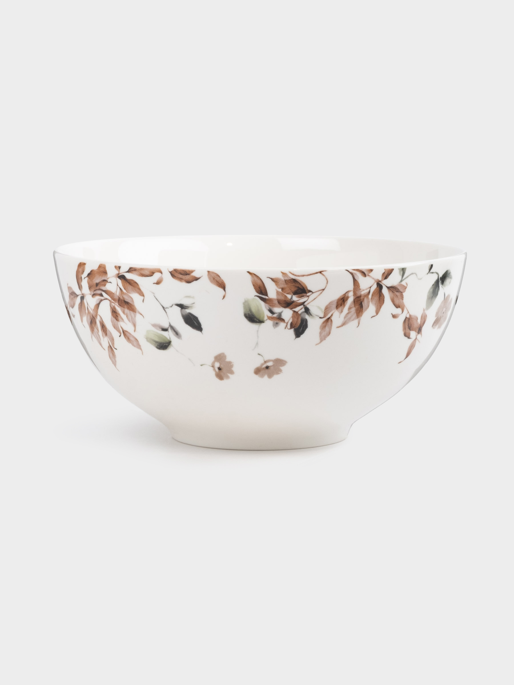 Салатник, 16х7 см, 700 мл, фарфор N, Осенние цветы, Refined floral, image-0