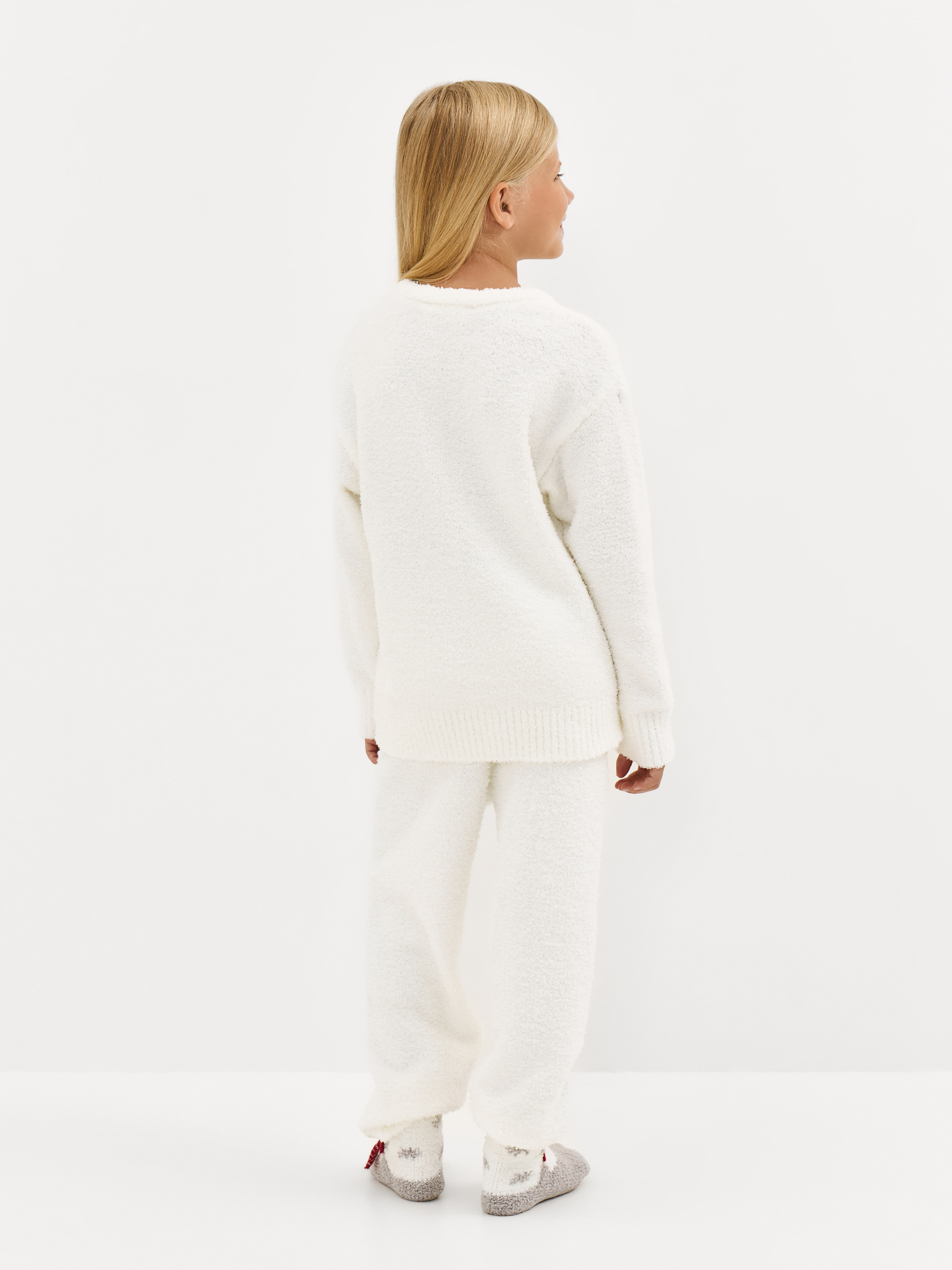 Брюки детские, полиэстер, молочные, Aimi, image-5