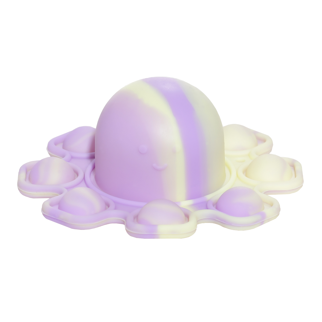 Ойыншық стресске қарсы Pop-it, 9х9 см, силикон, түсті, Сегізаяқ, Childhood, image-1