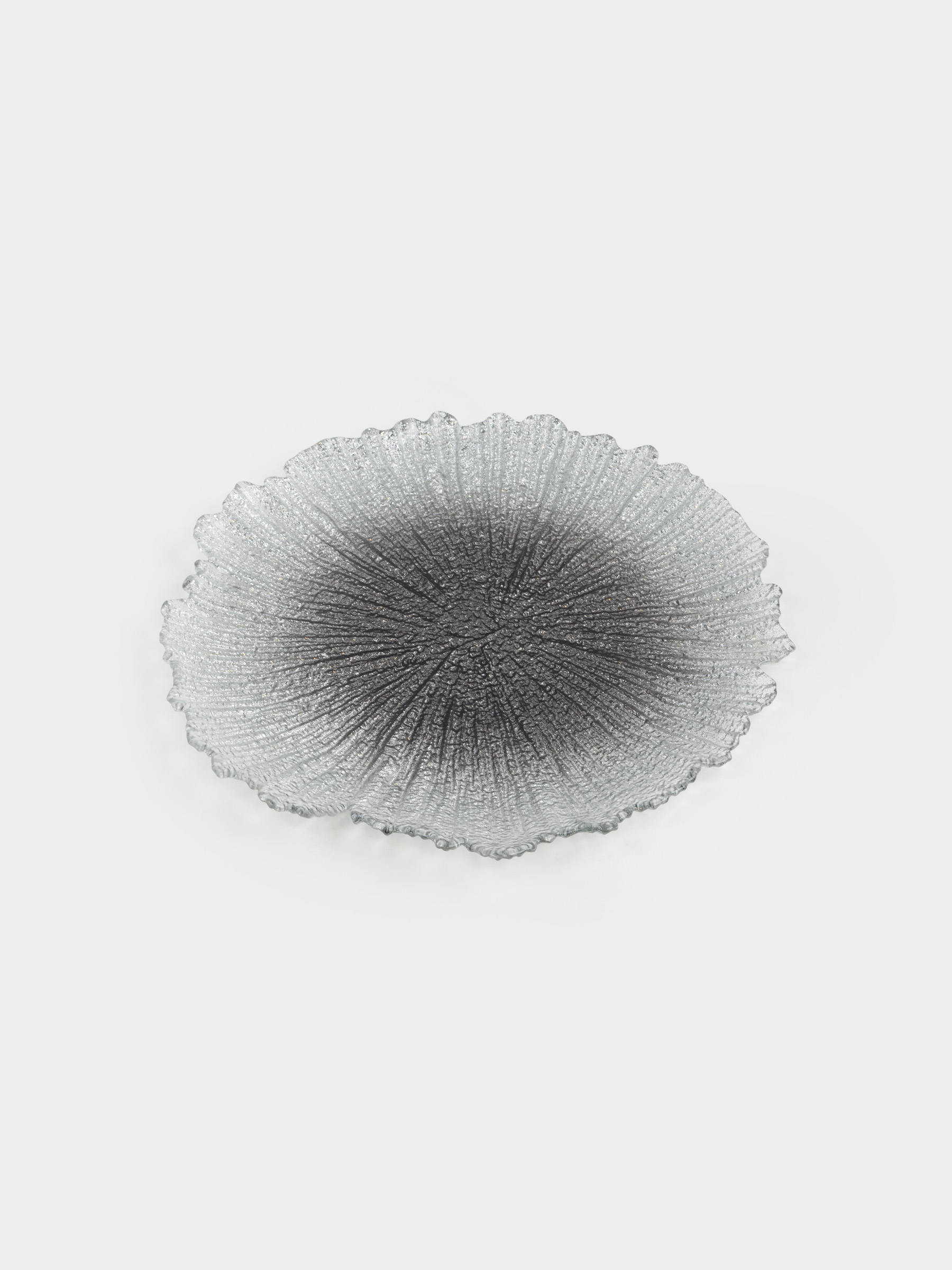 Блюдо, 34х2 см, стекло Р, серебристо-серый градиент, Verge gradient, image-4