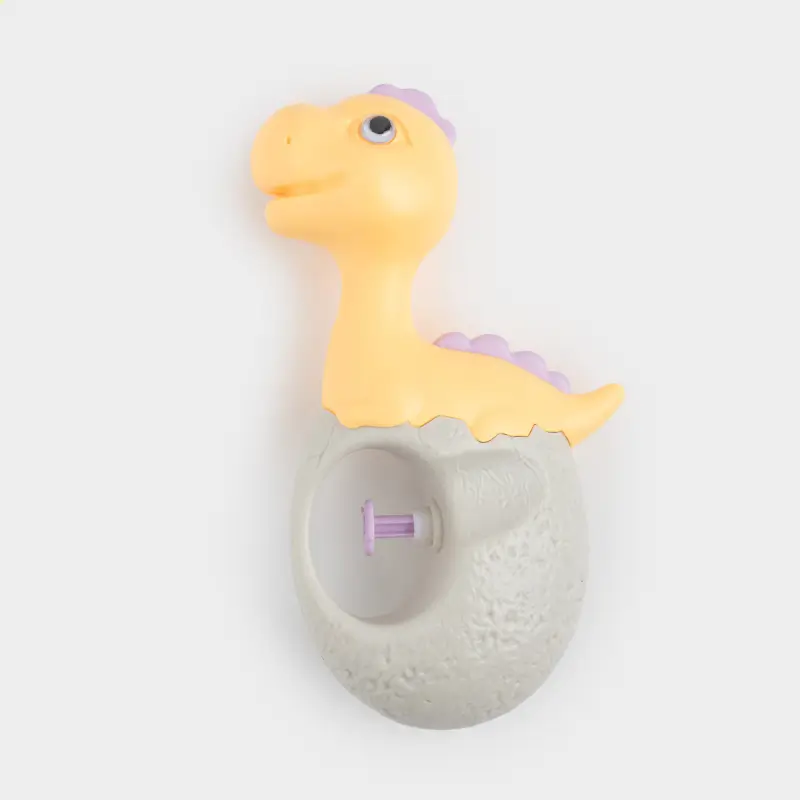 Пистолет водяной, 16 см, пластик, желто-серый, Динозавр, Dino ,image-0