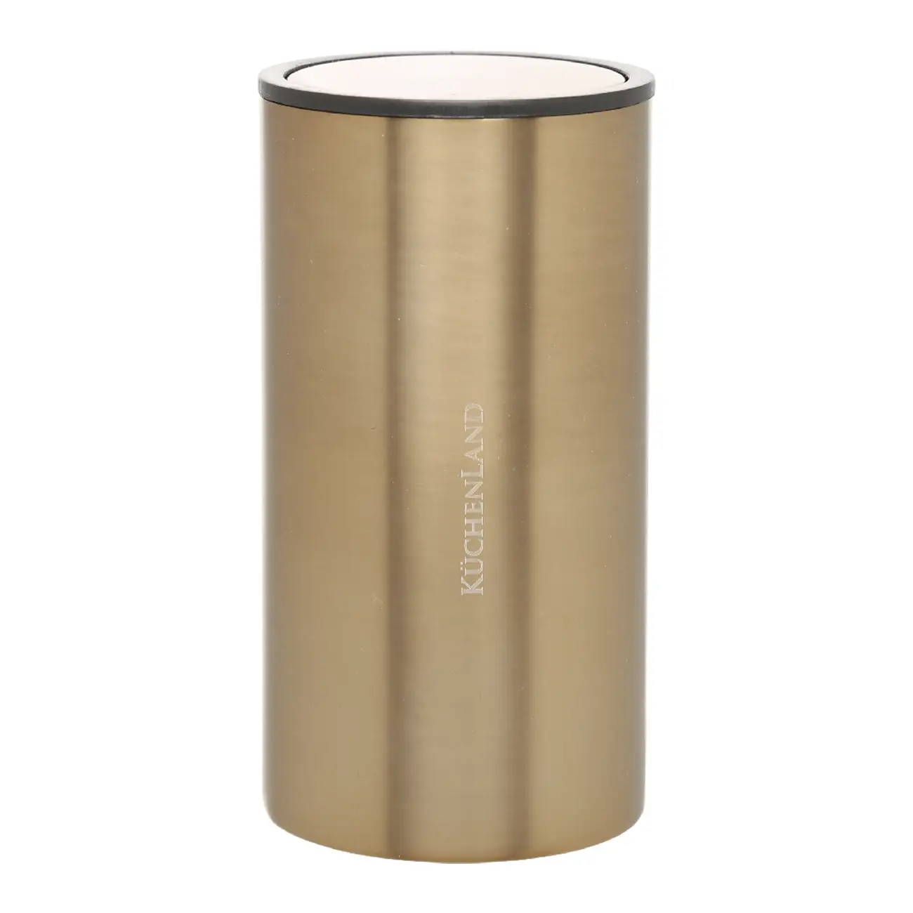 Контейнер для зубочисток, 10 см, сталь, золотистый, Classic gold, image-0