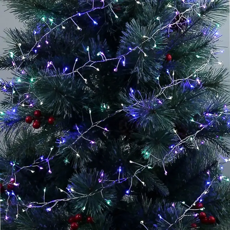Гирлянда электрическая, 5 м, 300 ламп, 8 режимов, цветная, Капли, Christmas ,image-0