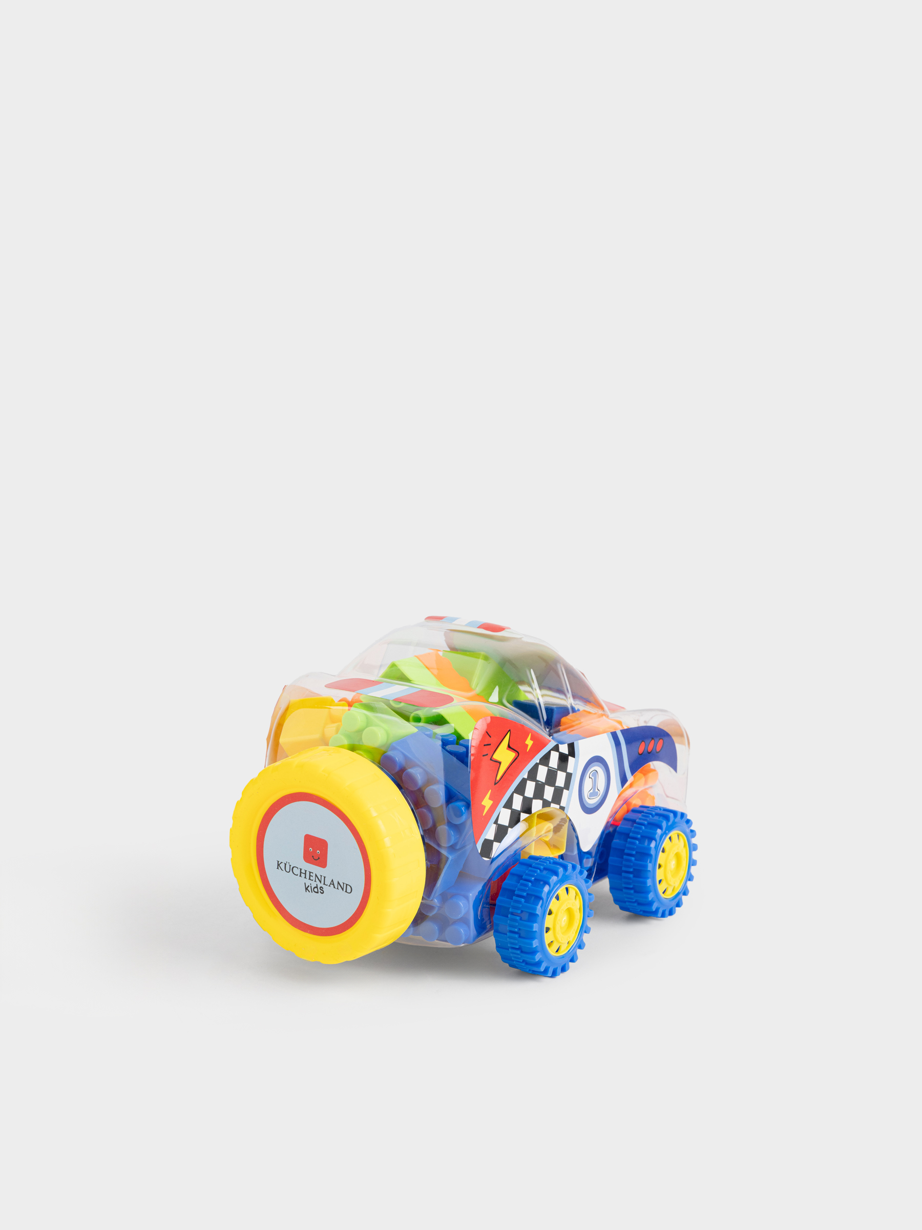 Конструктор, 12х10 см, пластик, Текшелері бар машина, Hobby kids, image-2