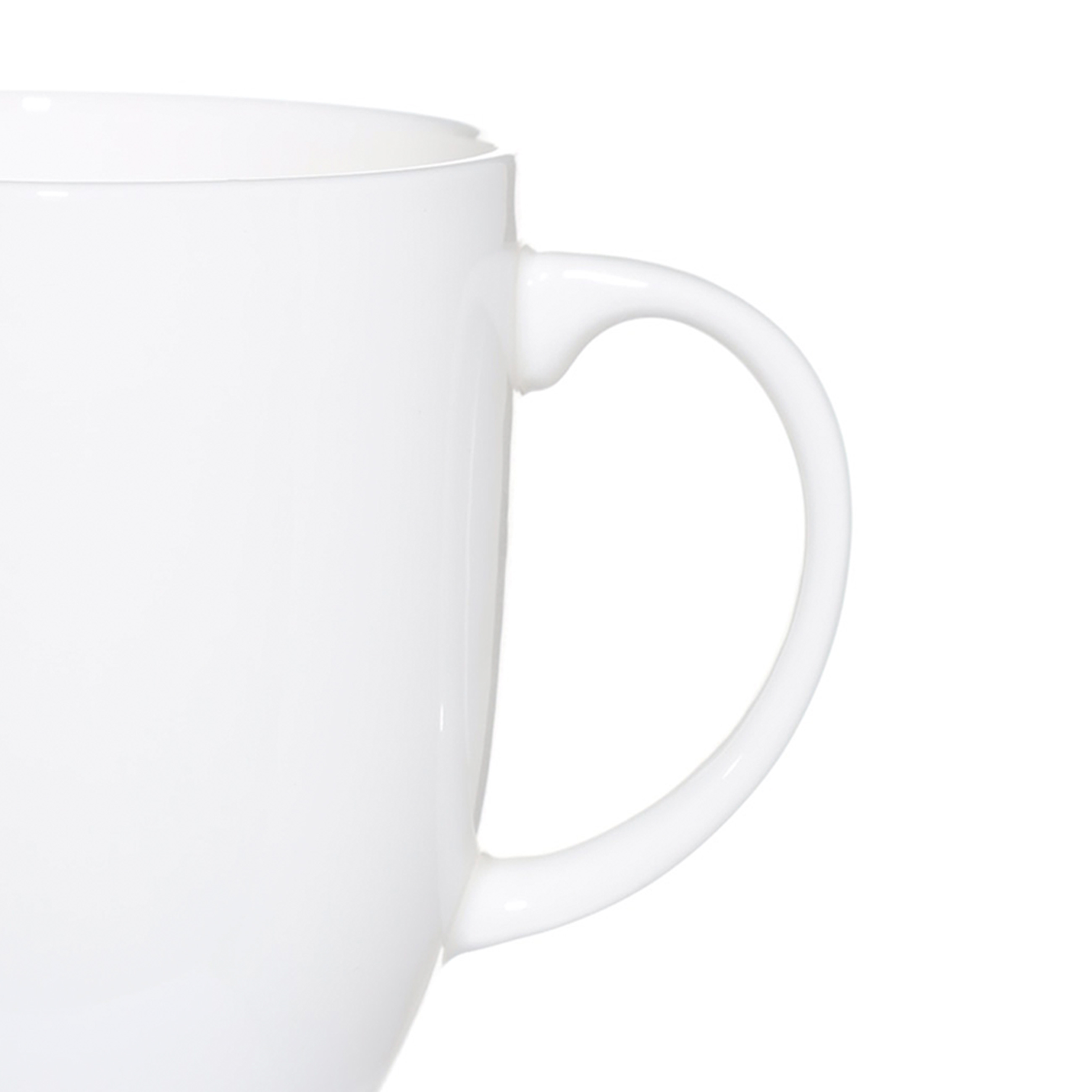 Кружка, 370 мл, 2 шт, фарфор F, белая, Ideal white, image-1