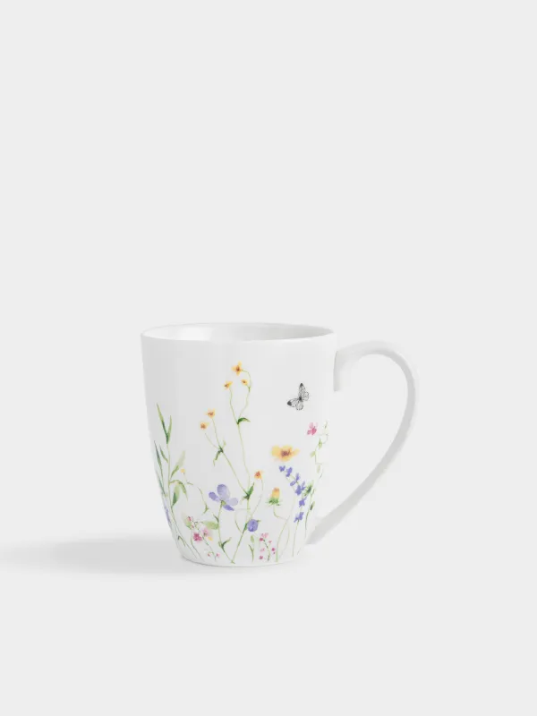 Саптыаяқ, 320 мл, фарфор N, ақ, Шалғын гүлдері, Meadow, image-0