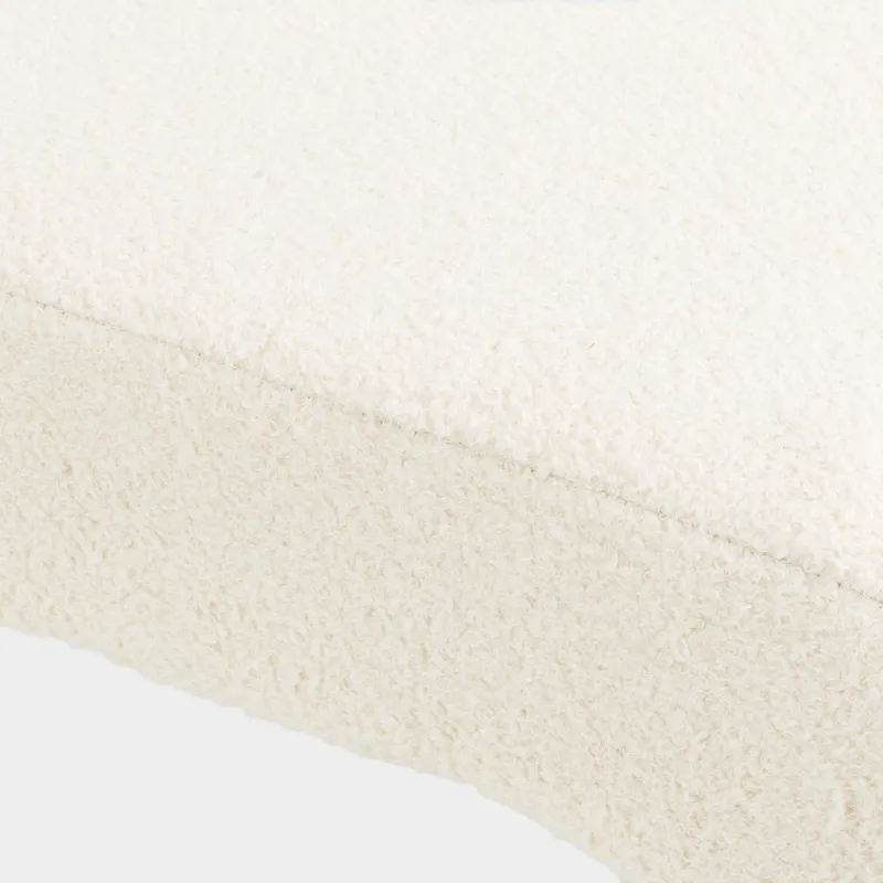 Орындықша, 128х41 см, бүртік мата, сүт түстес, Арка, Boucle, image-3