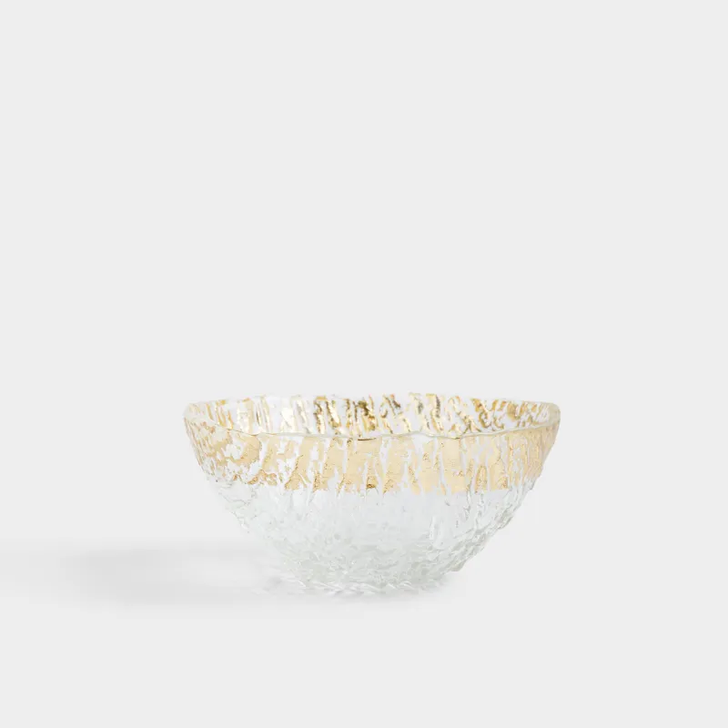 Салат ыдысы, 15х7 см, мл, шыны, алтын түстес, Paradise gold
