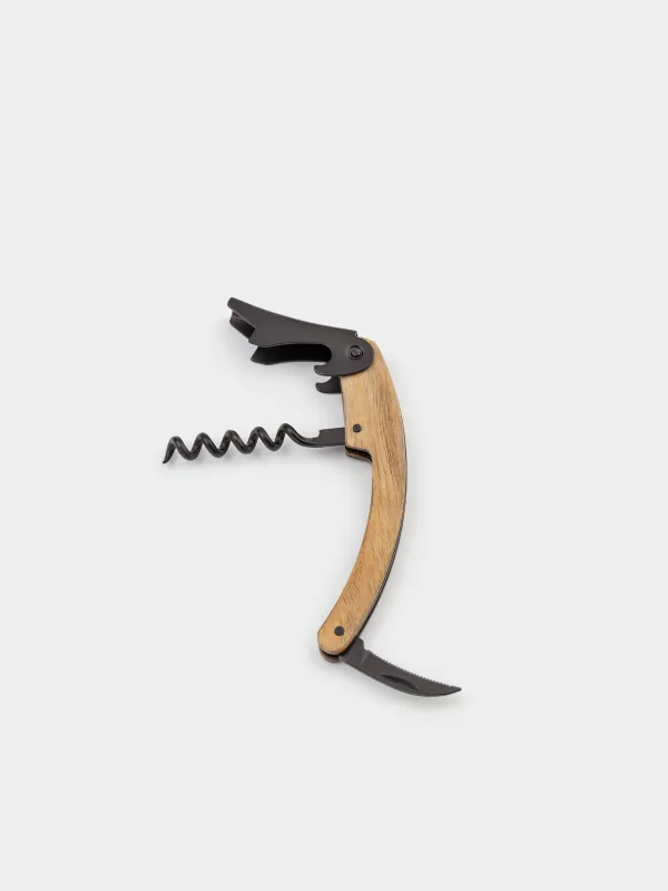 Даяшы пышағы, 11 см, болат/ағаш, қара, Bar, image-3