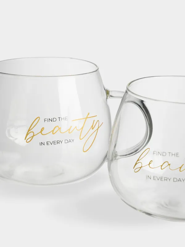 Саптыаяқ, 380 мл, 2 дана, шыны Б, Find the beauty, Scroll, image-1