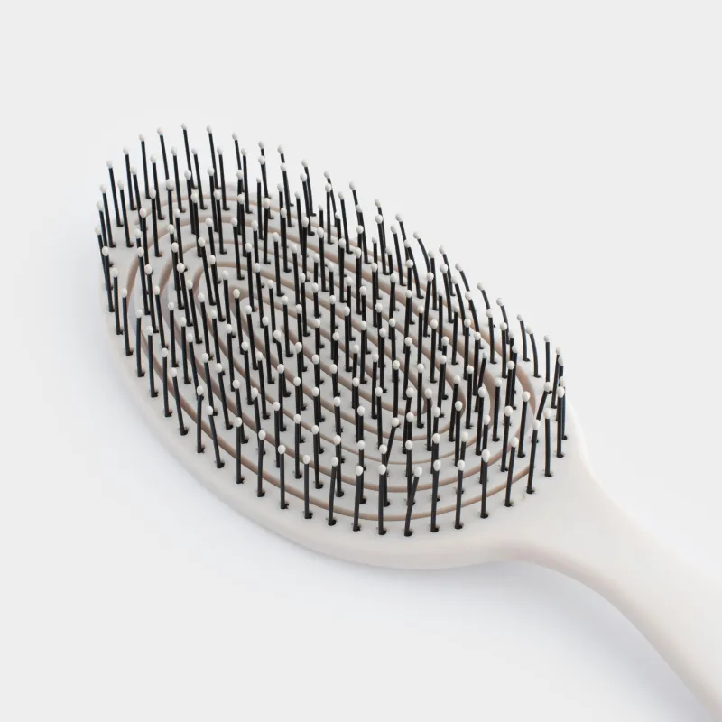 Шашқа арналған массаждық тарақ, 23 см, пластик, сарғылт-қоңыр, Zipo, image-5