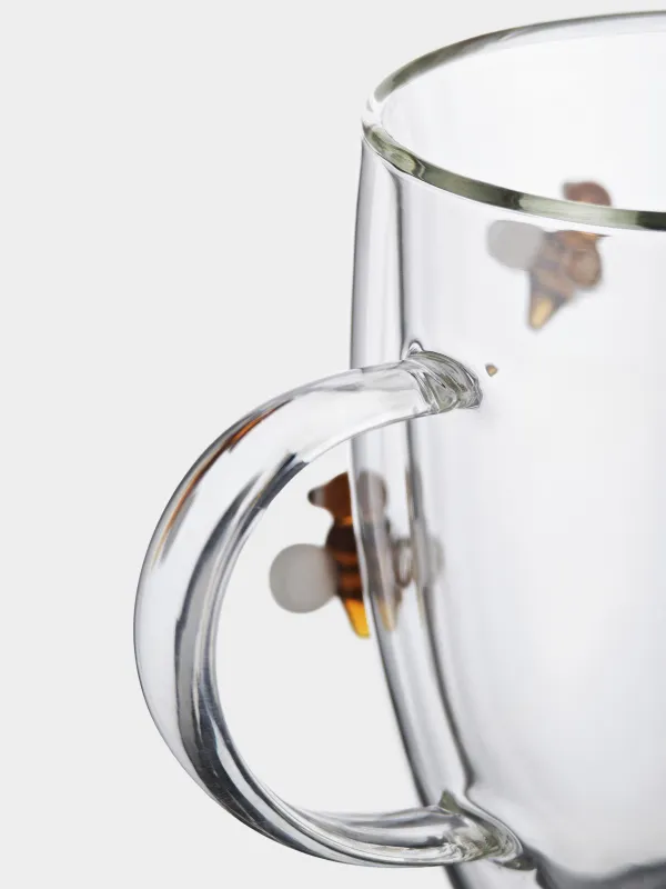 Кружка, 350 мл, стекло Б, Пчелы, Air decor, image-2