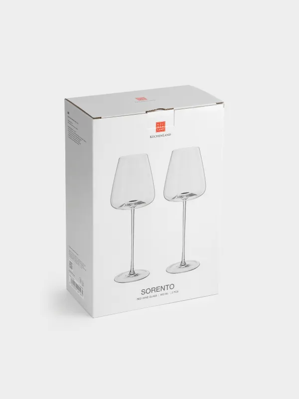Қызыл шарап бокалы, 630 мл, 2 дана, хрусталь шыны, Sorento, image-5