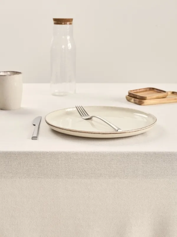 Дастархан, 170х250 см, шашағы бар, мақта, сарғылт-қоңыр-сүтті, Framed, image-4