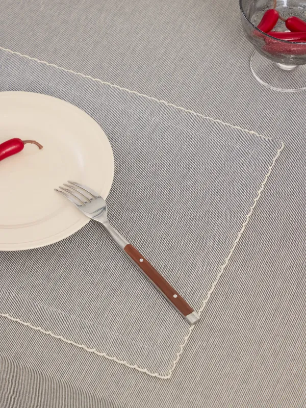 Салфетка под приборы, с кружевом, Scalloped, image-2