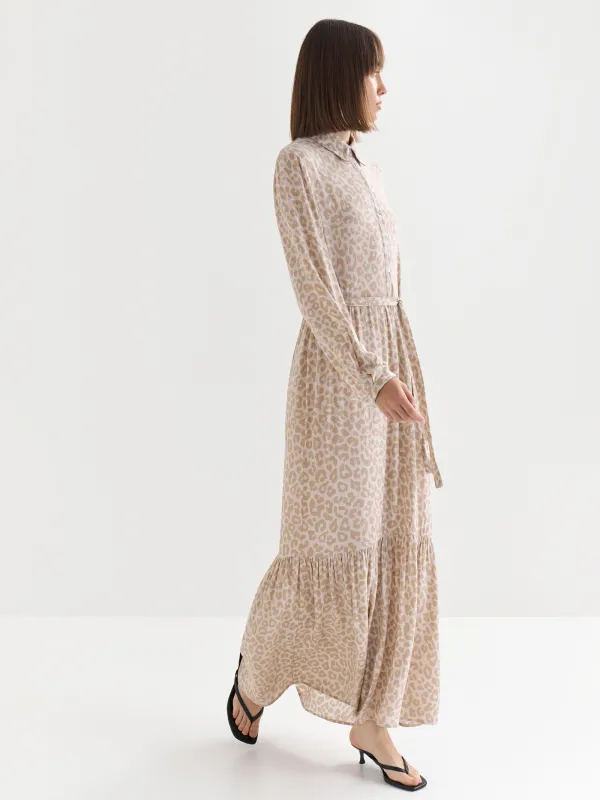 Платье женское, с длинным рукавом, Becky, image-2