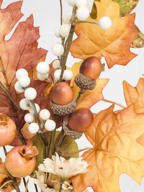 Сәндік бұтақ, 60 см, полиэстер/пенопласт, Итмұрын мен жидектер, Forest symphony decor, image-4