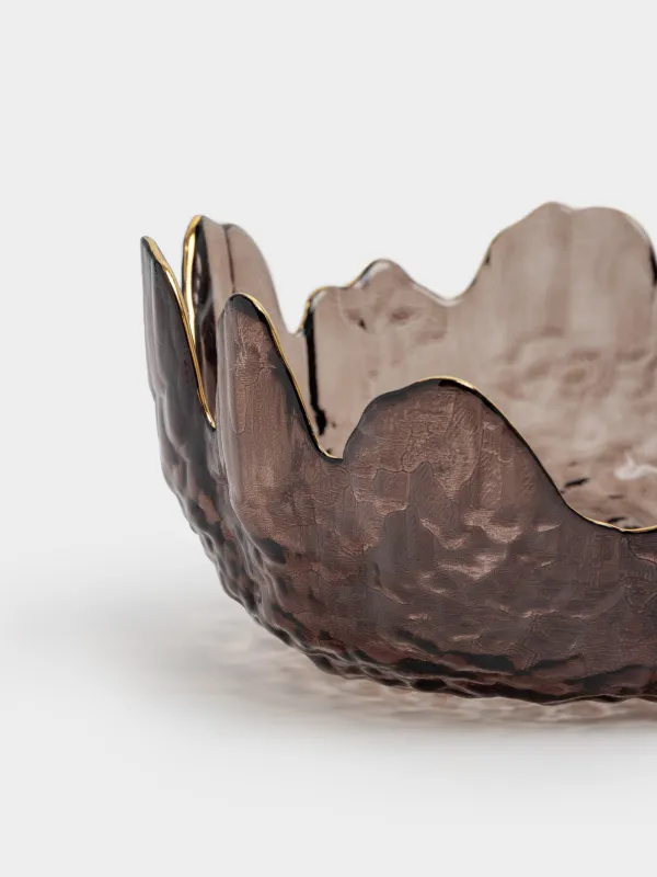 Салатник, 18х7 см, с золотистым кантом, Nautilus color, image-3