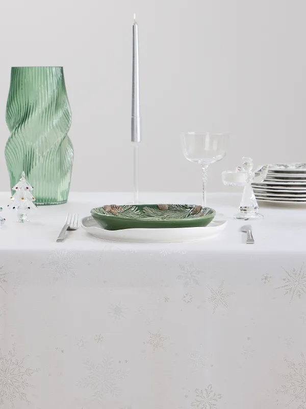 Скатерть, 160х160 см, Snowflakes, image-3