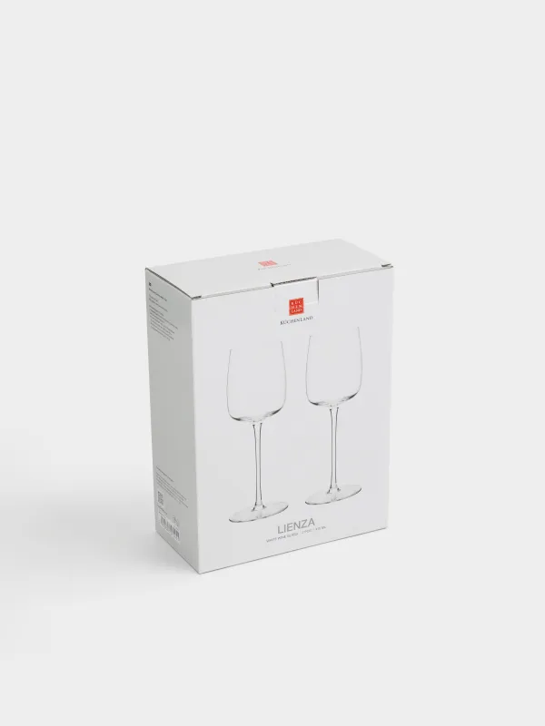 Ақ шарап бокалы, 410 мл, 2 дана, хрусталь шыны, Lienza, image-4