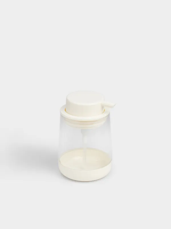 Сұйық сабынға арналған диспенсер, 300 мл, пластик, сүт түстес, Eleos, image-1