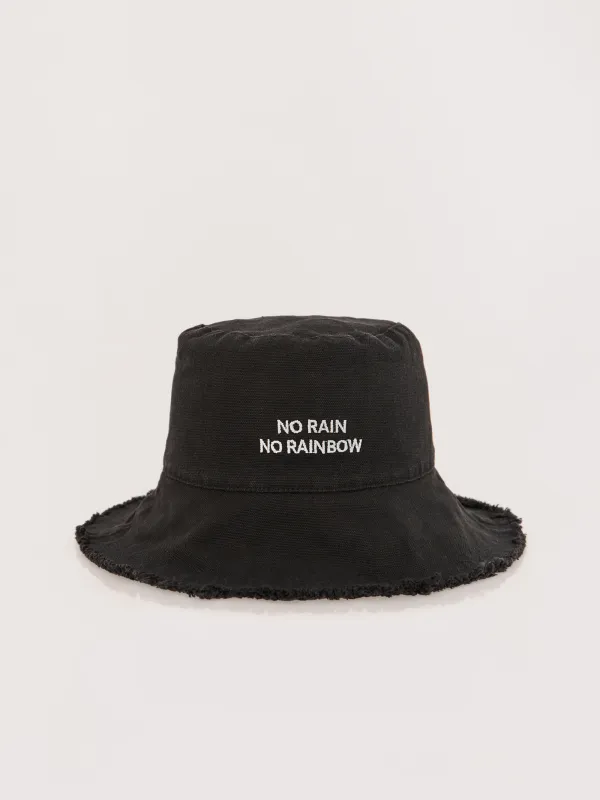 Панама, 57 см, единый размер, с необработанным краем, хлопок, темно-серая, Shore, image-0