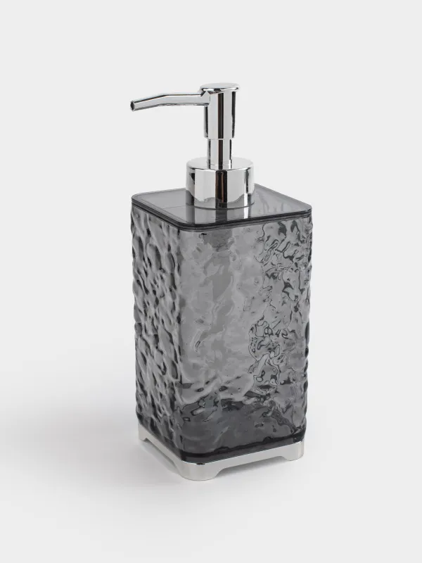 Сұйық сабын диспенсері, 400 мл, пластик, сұр, Renaissance clear, image-1
