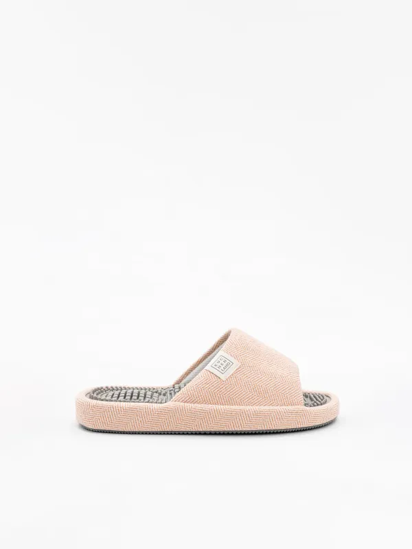 Әйелдер тәпішкесі, үйге арналған, ө.36-37, ашық, полиэстер, сарғылт, Lint, image-0