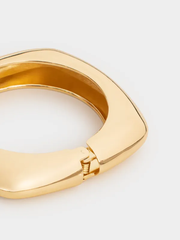 Білезік, 6х6 см, металл, алтын, Jewelry, image-3