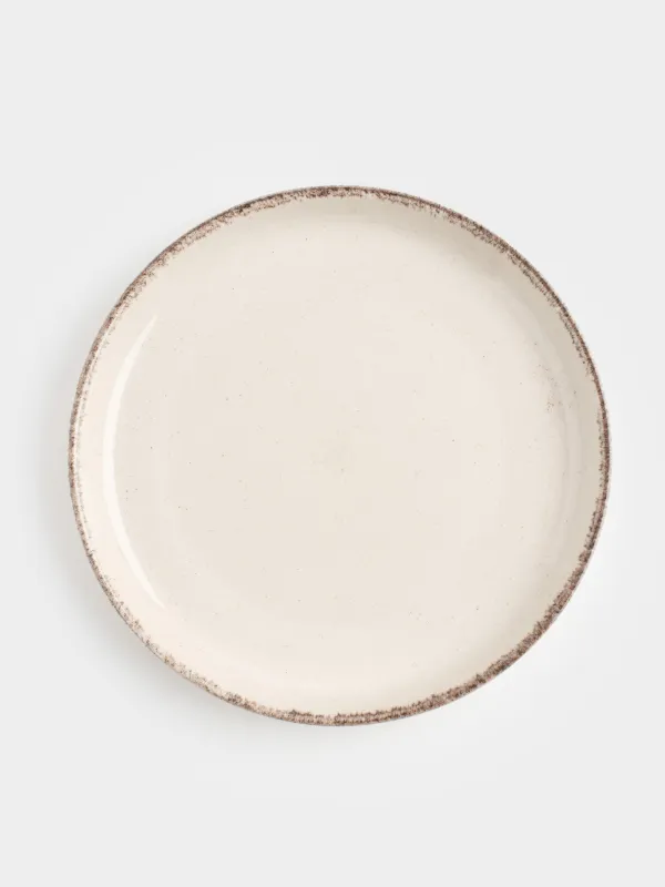 Сервиз обеденный, 6 перс, 18 пр, керамика R, бежевый, в крапинку, Speckled glaze, image-5