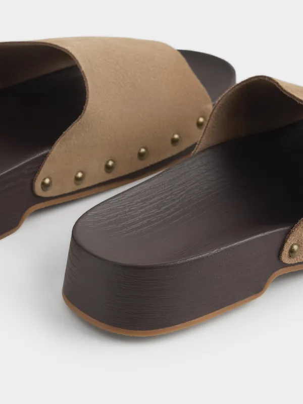 Әйелдер сандалдары, өлшемі 36, табиғи күдері/полиуретан, қоңыр, Steffi, image-4