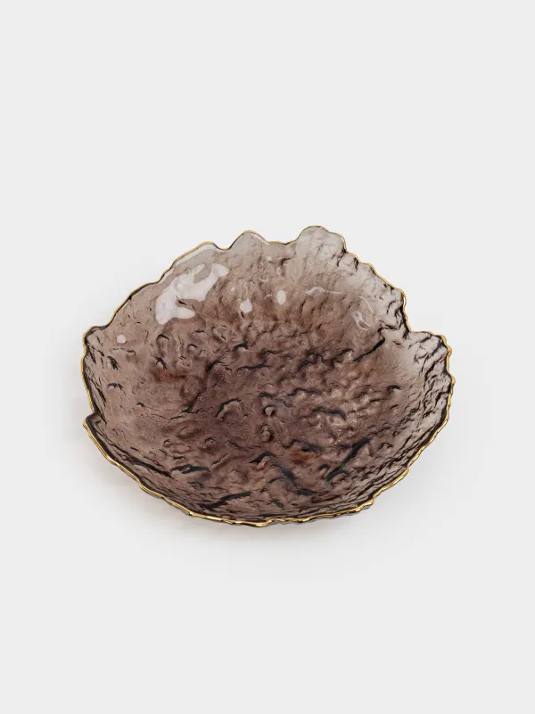 Блюдо, 25х3 см, с золотистым кантом, Nautilus color, image-2