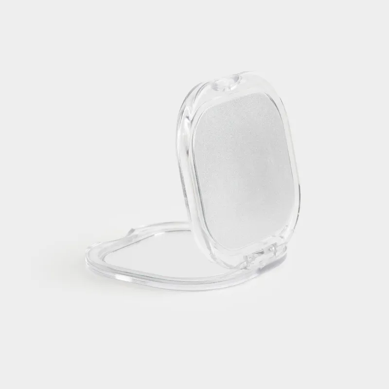 Қалта айнасы, 7х7 см, екі жақты, пластик, Messa, image-0