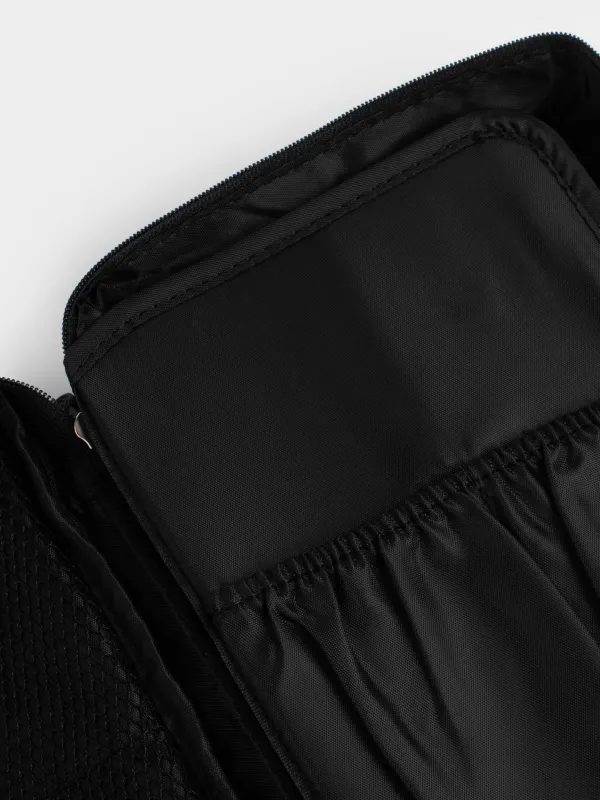 Косметичка дорожная, 21х16 см, полиэстер, черная, Easy Travel, image-3