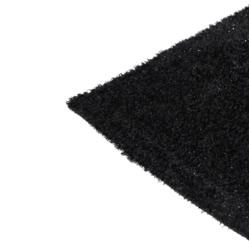 Коврик, 50х80 см, противоскользящий, хлопок/полиэстер, черный, Gradan, image-2