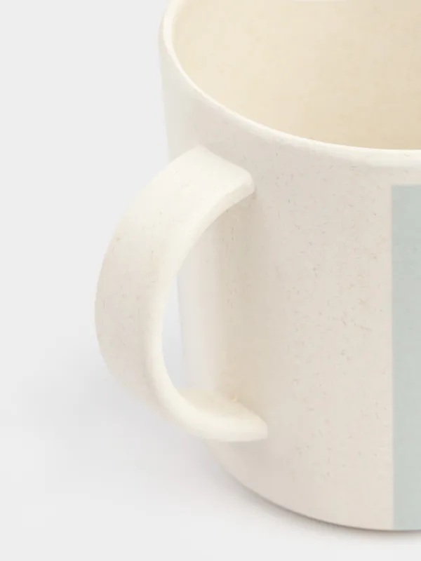 Саптыаяқ, балаларға арналған, 350 мл, бамбук, көк, Мысықтар, Pretty friends, image-2