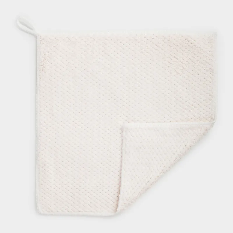 Сүлгі, 30х30 см, 2 дана, флис, сүт түстес, Ratine, image-2