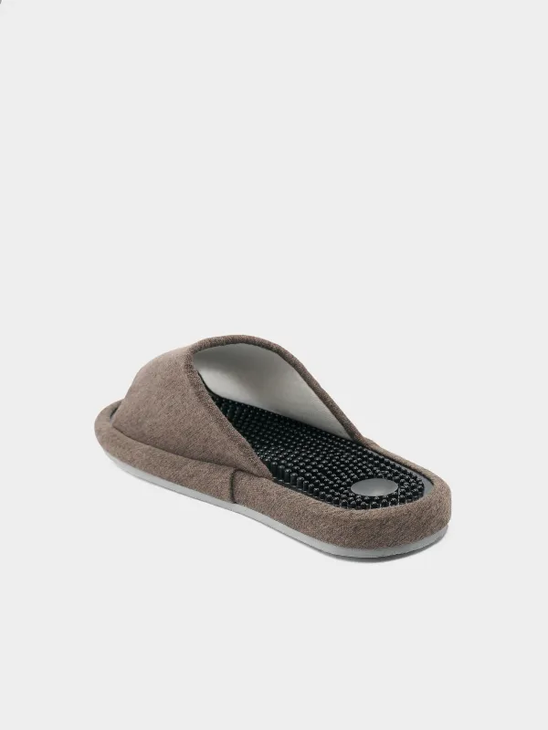 Ерлер тәпішкелері, үйге арналған, өлшемі 40-41, полиэстер/ПВХ, графитті, Lint, image-4