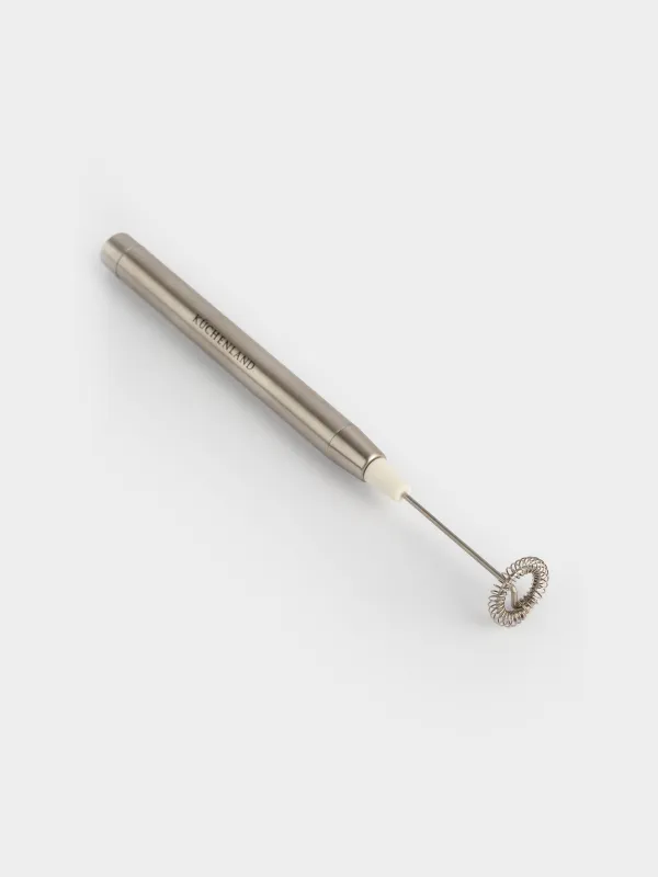 Сүтке арналған көбіктендіргіш, 21 см, батырылған, Болат, сарғылт, image-1