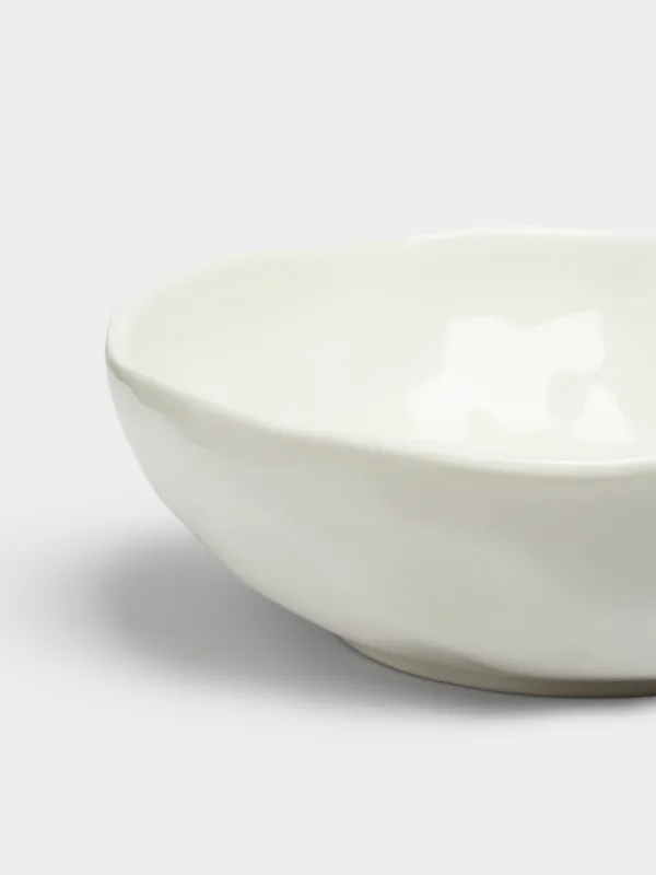 Салатник, 17х6 см, Груши и сливы на ветке, Crumple print, image-2