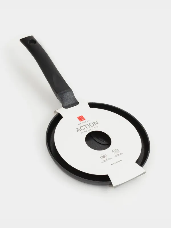 Сковорода для омлета и панкейков, 18 см, с покрытием, алюминий, Смайл, Action, image-5