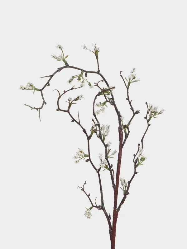 Ветка декоративная, 98 см, Белые бутоны, Flower garden, image-1