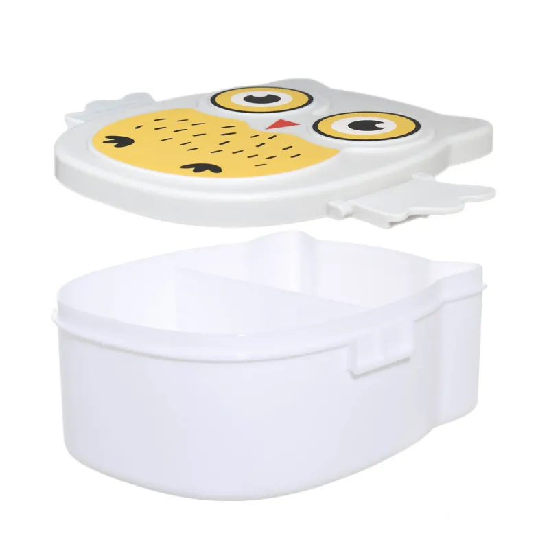 Контейнер, балаларға, 17х14 см, 2 бөлім, кыстырғышпен, пластик, сұр, Yкі, Childhood, image-3