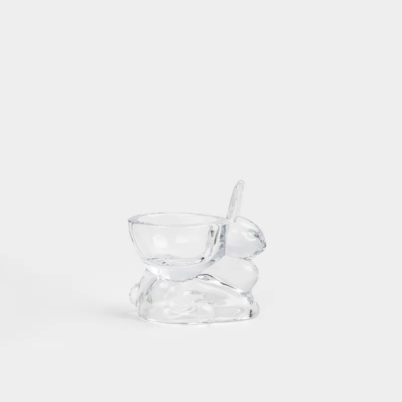 Жұмыртқа тұғыры, 6 см, шыны, Қоян, Clear figure